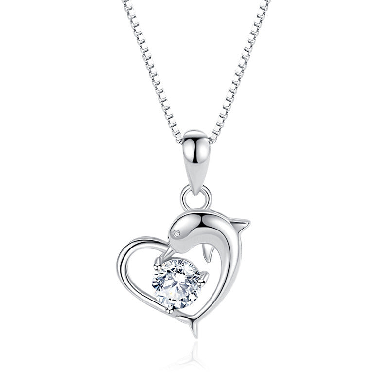 Silver  Dolphin Pendant