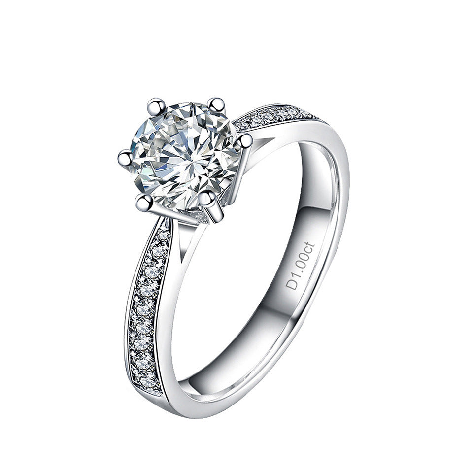 Women's Rings Real Gold Diamond Wedding Ring Jewelry null