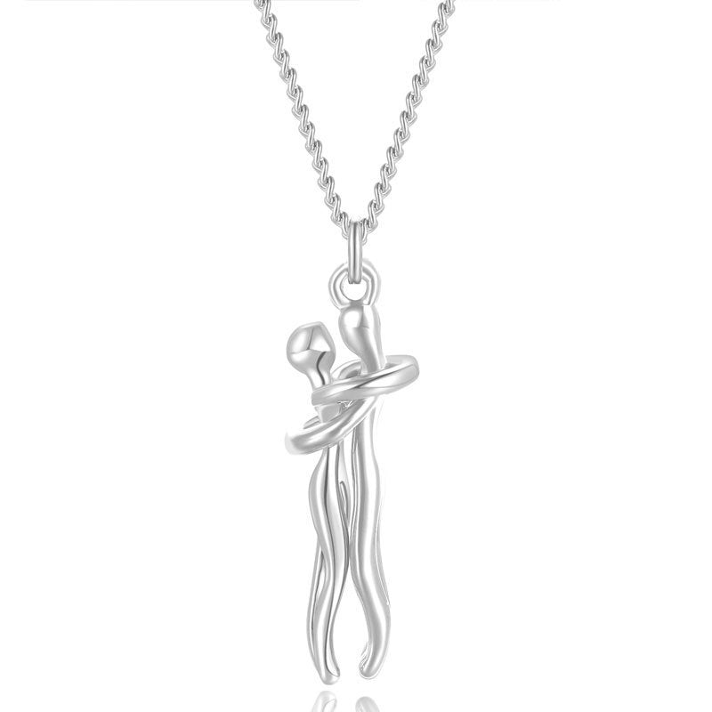 Silver Villain Hug Necklace