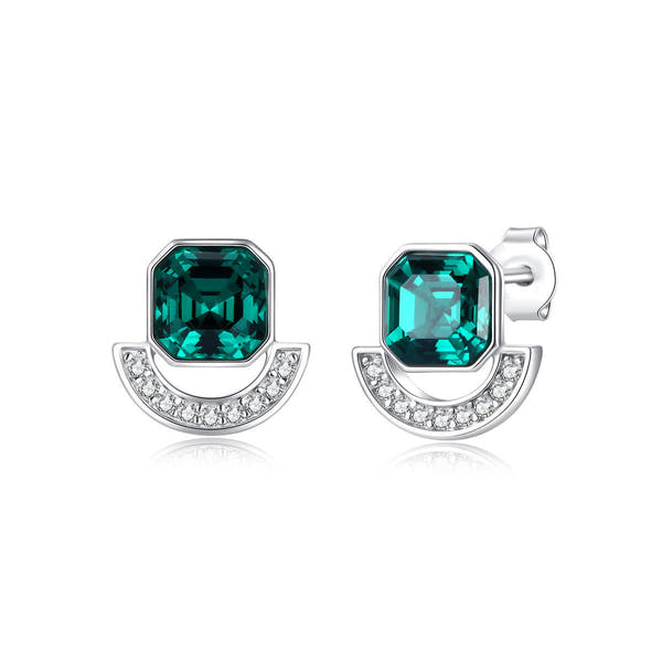 NecklaceSilver Square Jewelry Set
