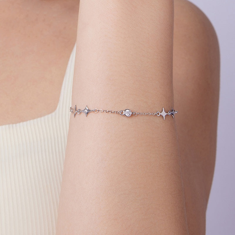 Silver Star Bracelet