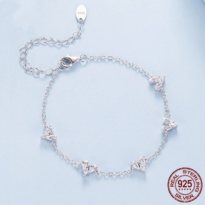 Simple Love Silver Bracelet
