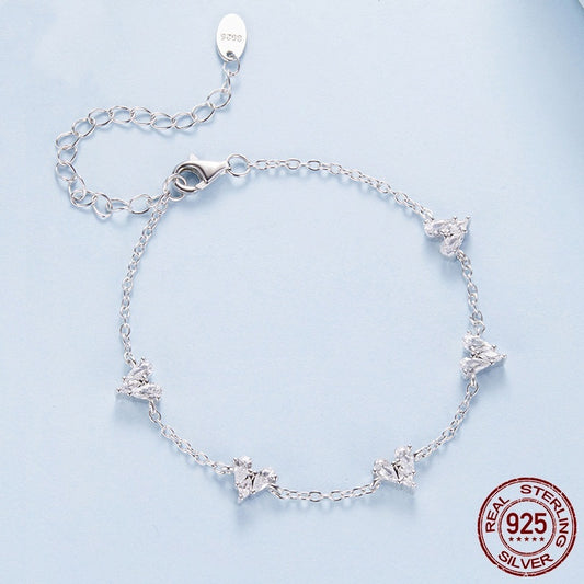 Simple Love Silver Bracelet