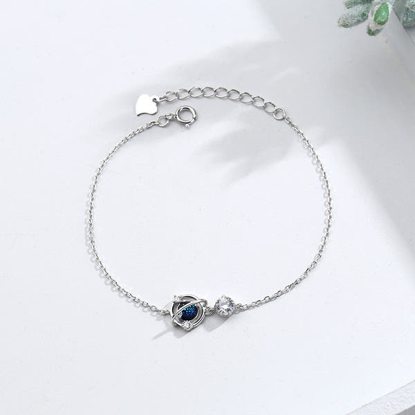 Women's Sterling Silver Dream Planet Bracelet