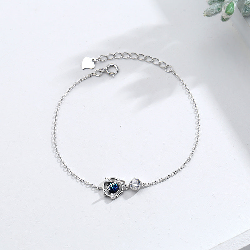 Women's Sterling Silver Dream Planet Bracelet