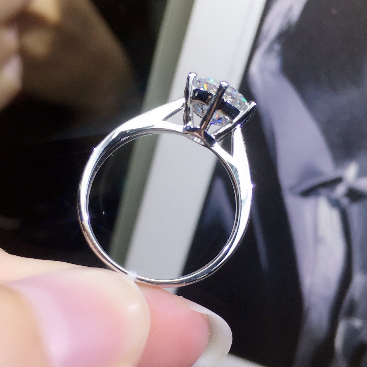 Women's Rings Real Gold Diamond Wedding Ring Jewelry null