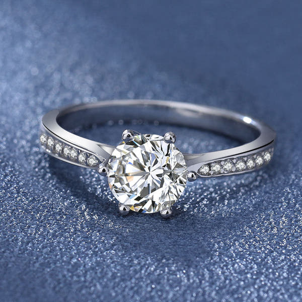 Women's Rings Real Gold Diamond Wedding Ring Jewelry null