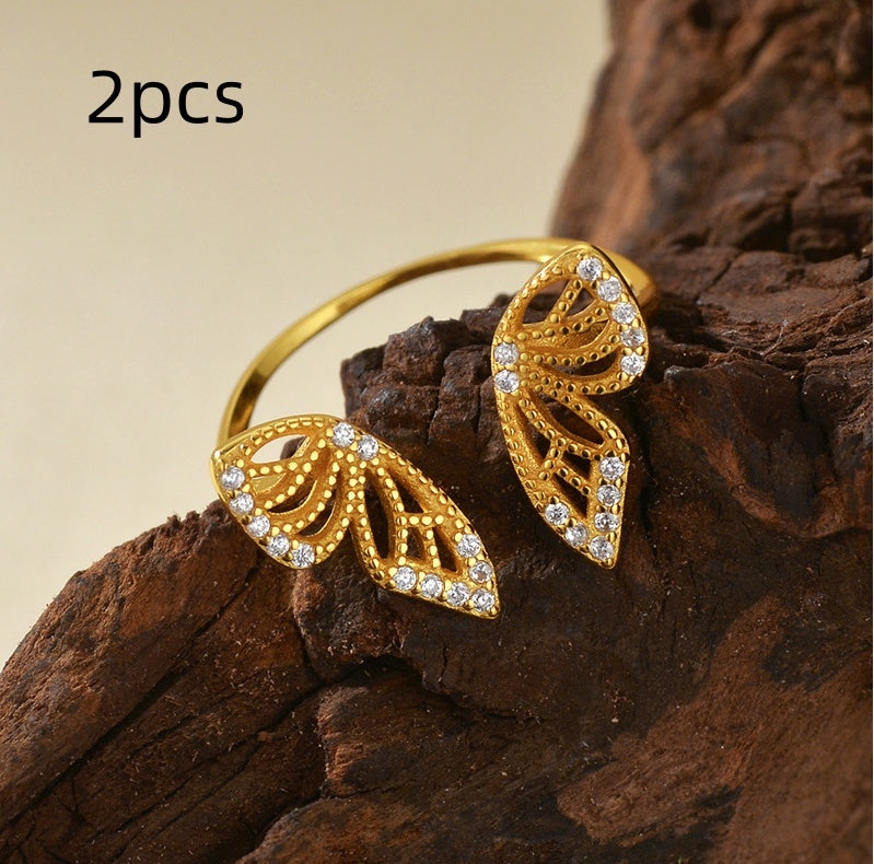 The Diamond Butterfly Ring