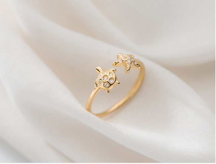 Silver women's ring