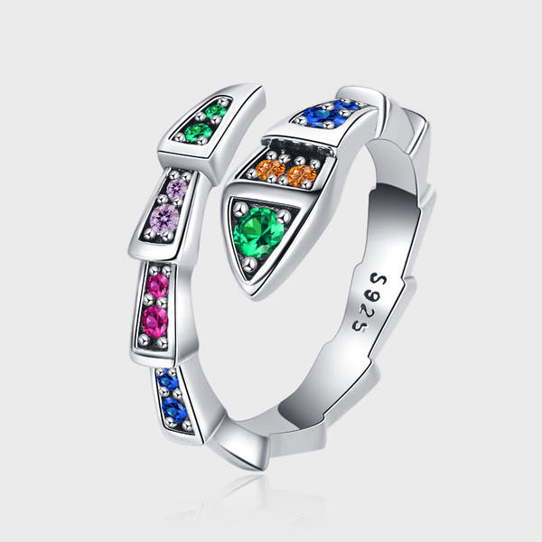Silve Snake Fashion Ring