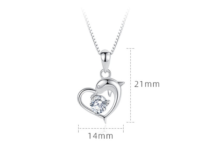 Silver  Dolphin Pendant