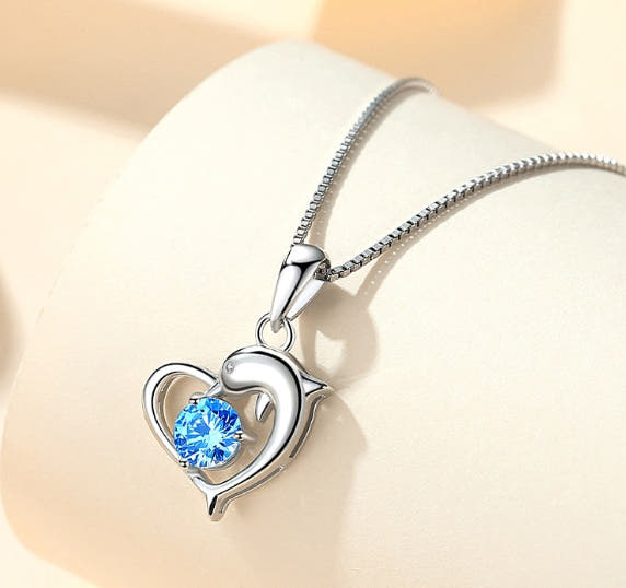 Silver  Dolphin Pendant