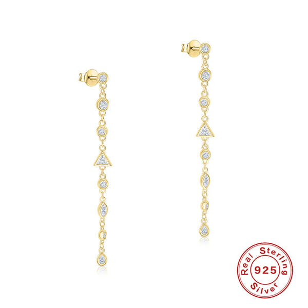 Silver Elegant Style Earrings