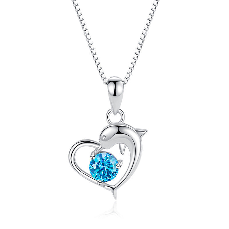 Silver  Dolphin Pendant