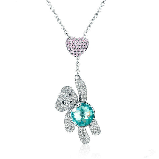Little Bear Silver Necklace