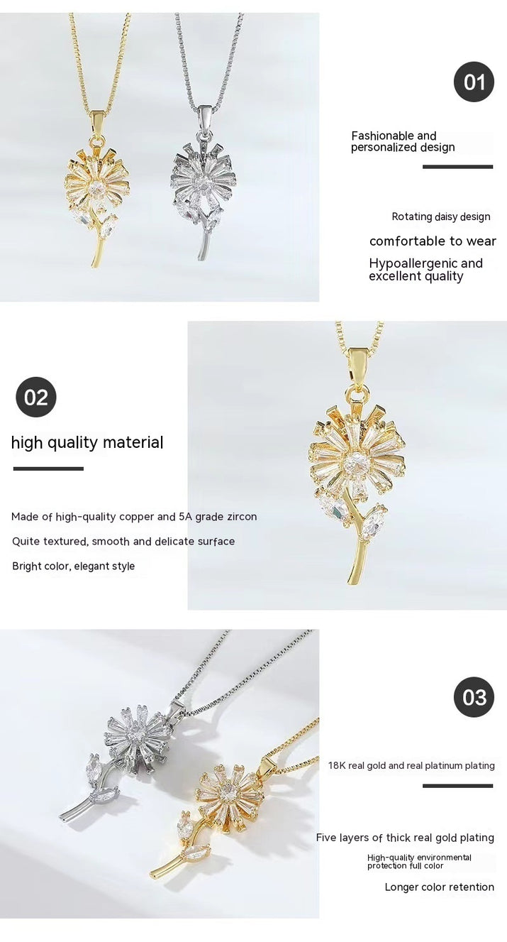 Rotating Little Necklace Female Niche null