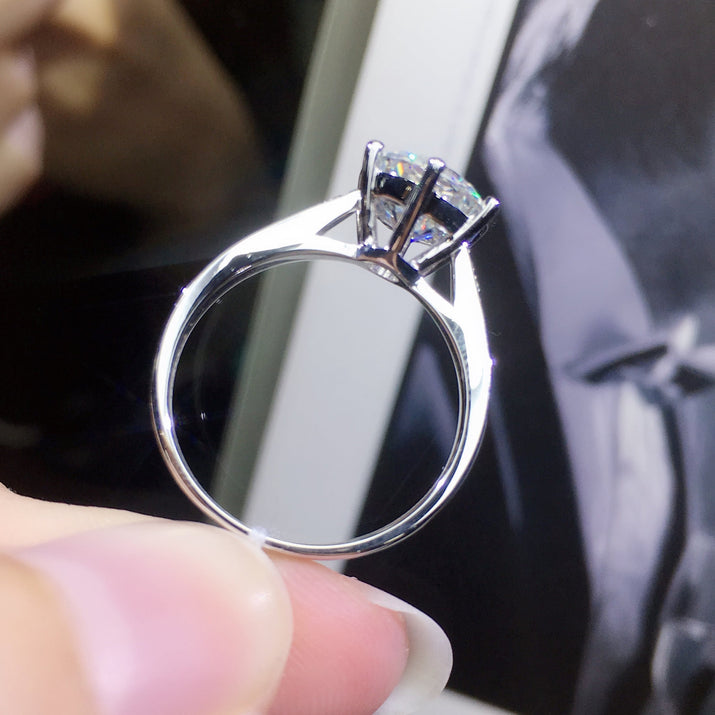 Women's Rings Real Gold Diamond Wedding Ring Jewelry null