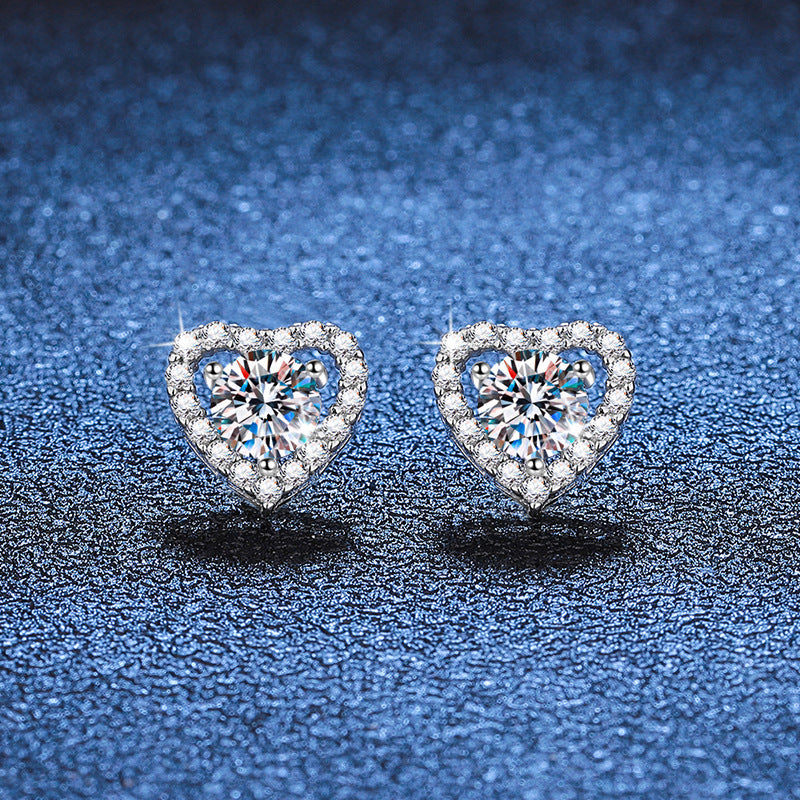 Silver Ear Stud Pendant Suit