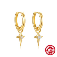 Silver DiamondA pair of earrings