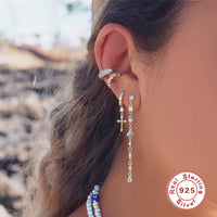 Silver Elegant Style Earrings