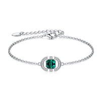 NecklaceSilver Square Jewelry Set